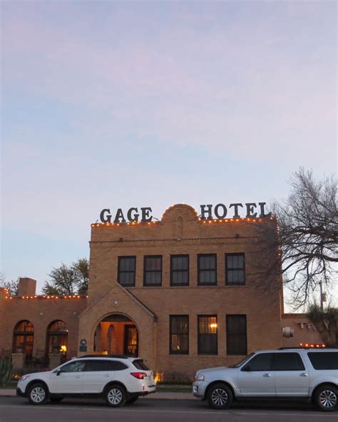 The gage hotel - Gage Hotel. 877 reviews. #1 of 2 hotels in Marathon. 102 NW 1st St US Highway 90 West Gateway to Big Bend National Park, Marathon, TX 79842-9800. 